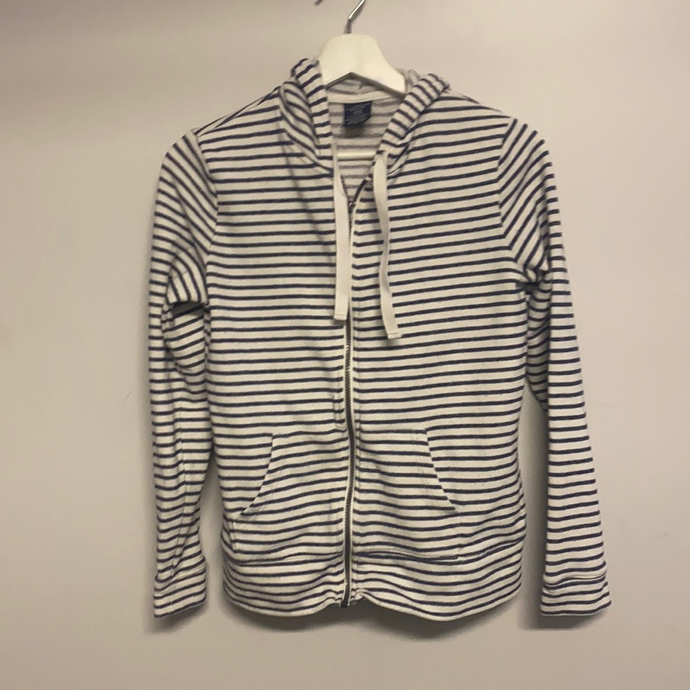 Striped Faded Glory Hoodie - S
